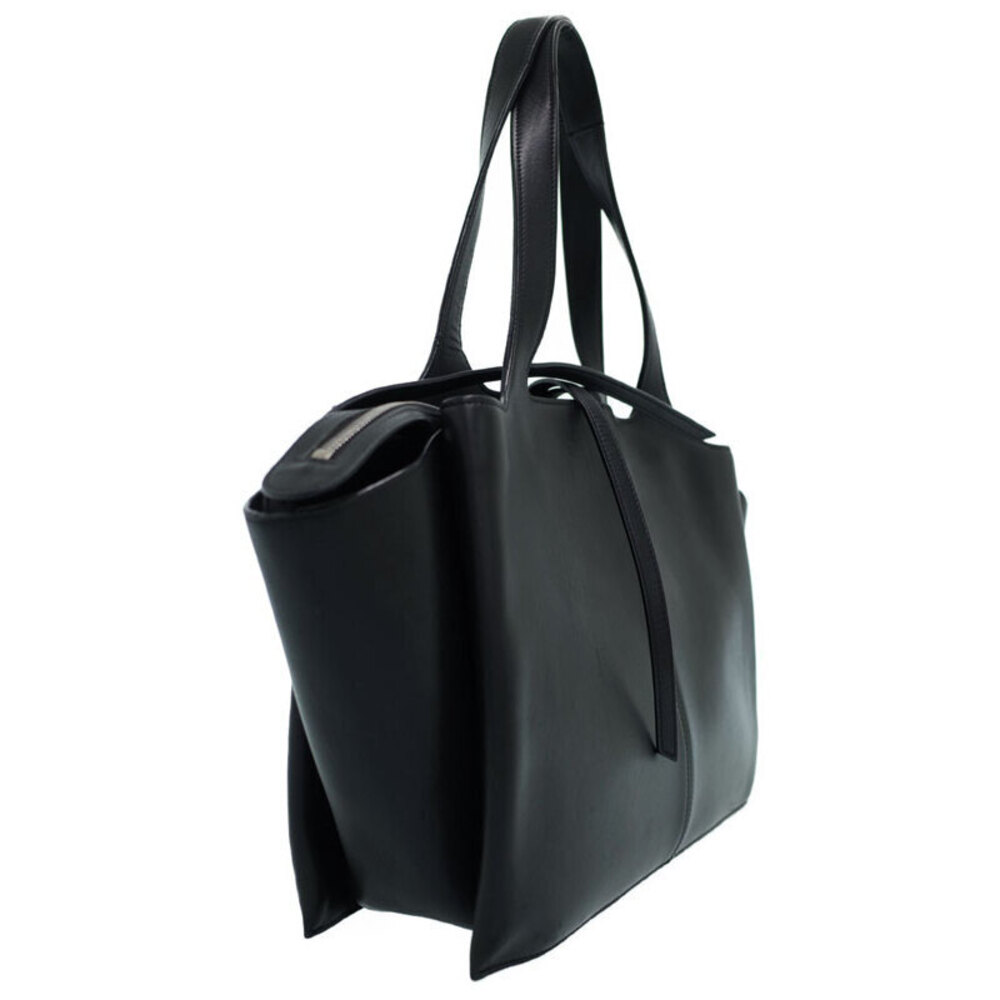 Celine Trifold Tote Grained Leather Shoulder Bag - Picture 2 of 9